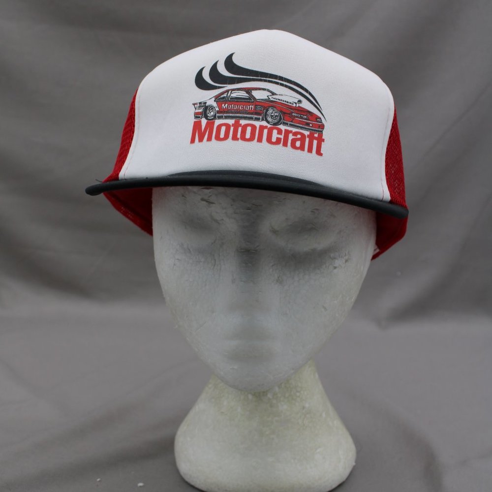 Vintage Trucker - Motorcraft Thunderbird Stock Car Graphic - Adult Snapback